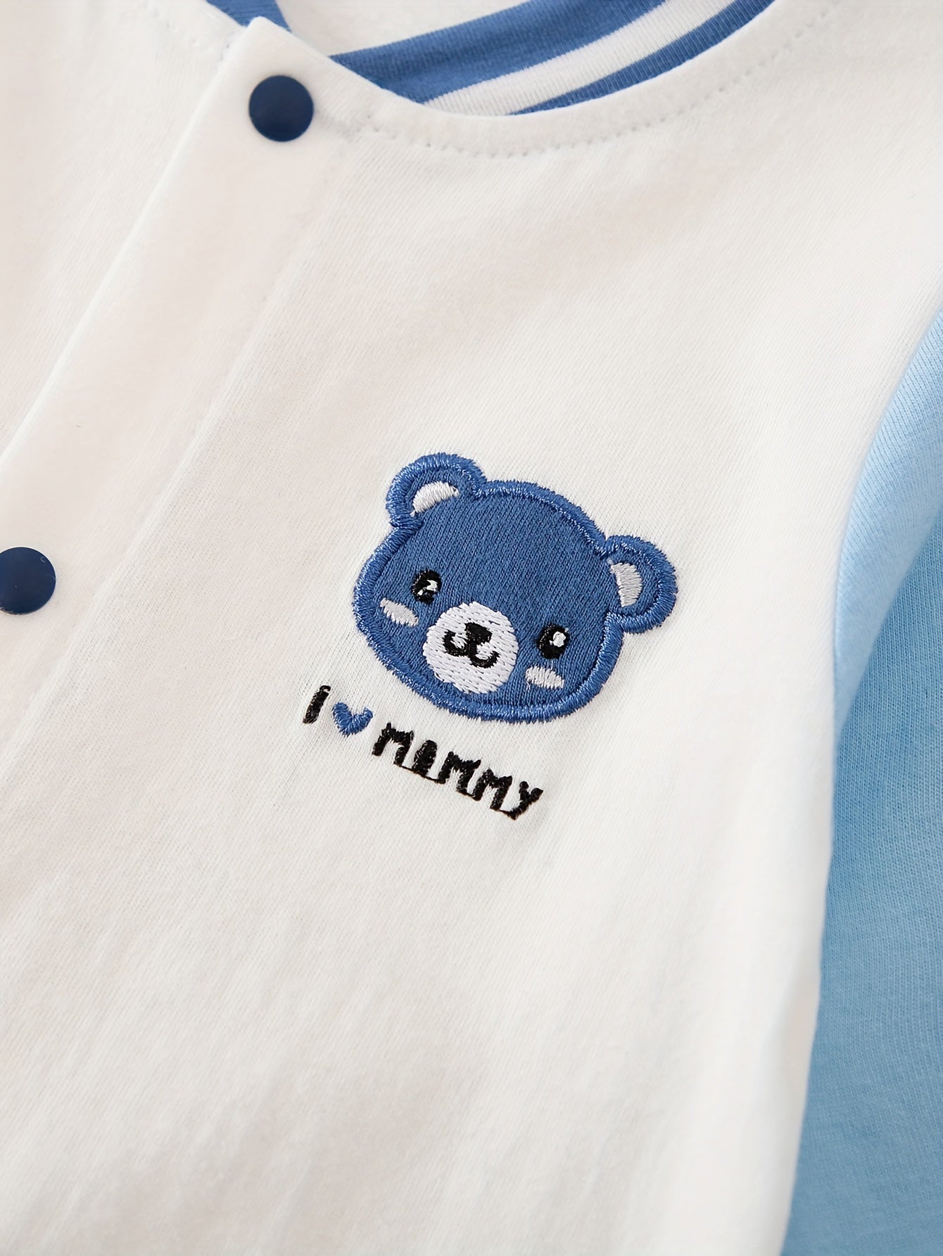 Onesie - Long Sleeve Baseball Romper Outfit, Loose Fit with Snap Closure, Winter Clothes, Easy Diaper changes & Everyday or Special Occasions, Clothing, Cute Animal Print, Comfortable Material, Snapbutton Closure, Essentials, Perfect for Outdoor