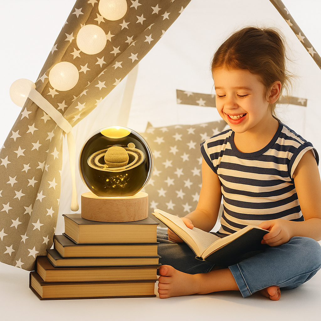 LumiOrb™ 3D Kristallen Nachtlamp