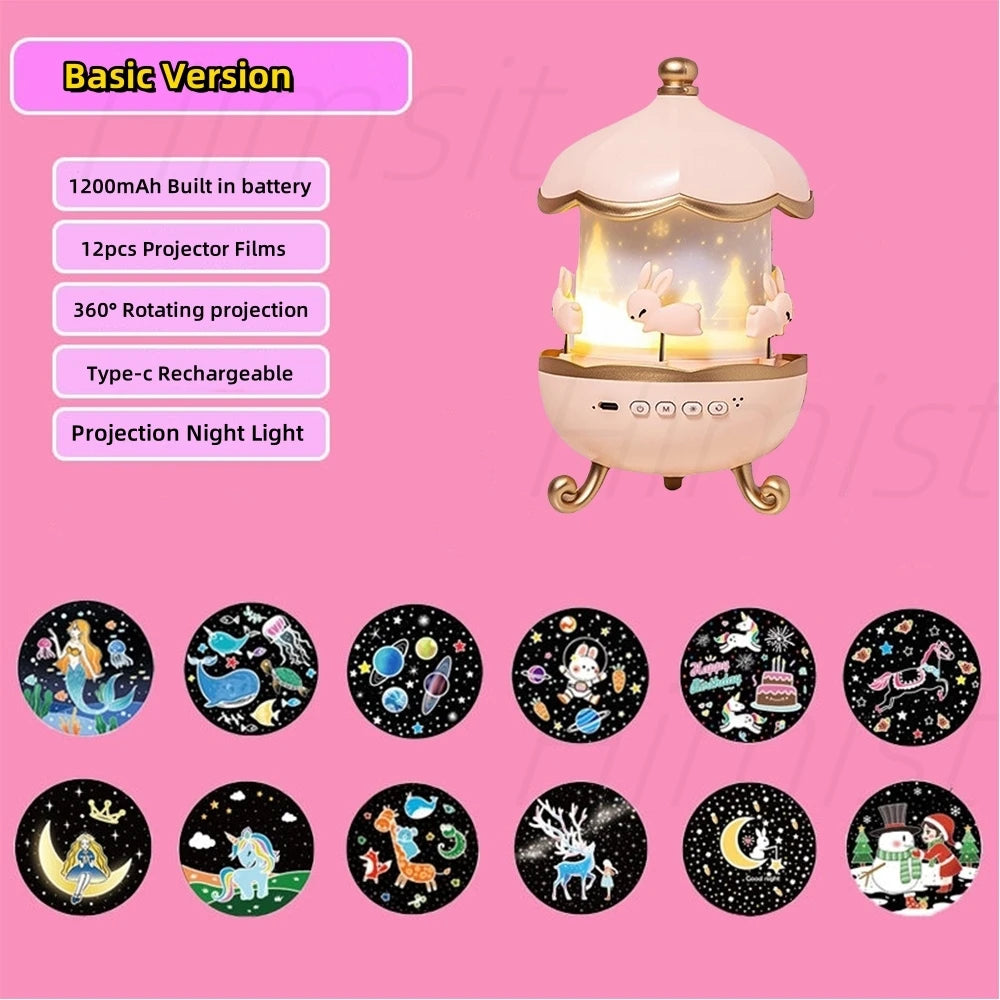 Nachtlamp-Projector voor Kinderen