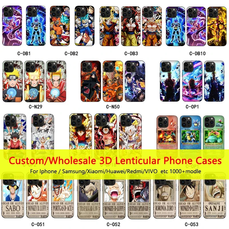 Poke Anime 3d Telefoonhoesje Voor Iphone, Samsung, Xiaomi/Redmi, Ect. Creatieve Telefoonhoes Cadeau