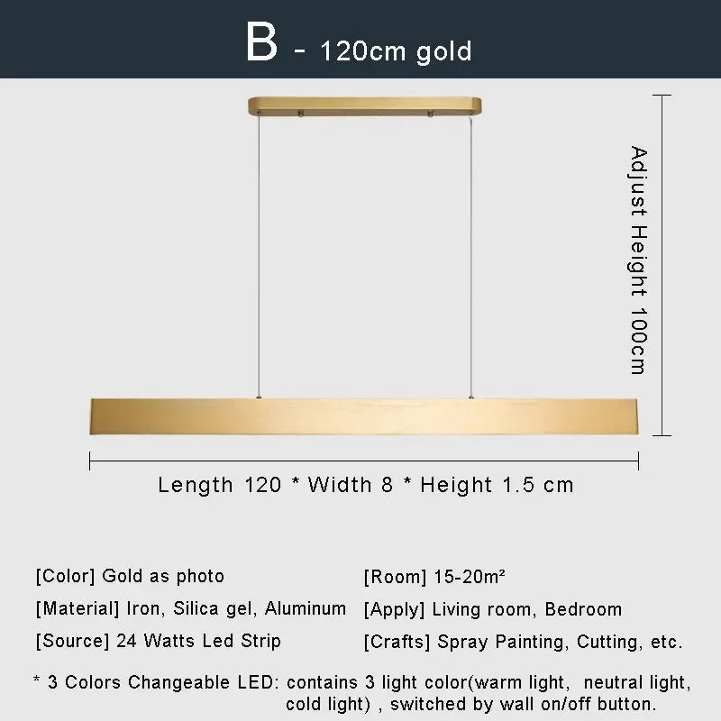 Modern Led Pendant Lights Fixtures Dining Room Hanging Lamps Ceiling Suspension Nordic Living Room Kitchen Decor Home Lustre