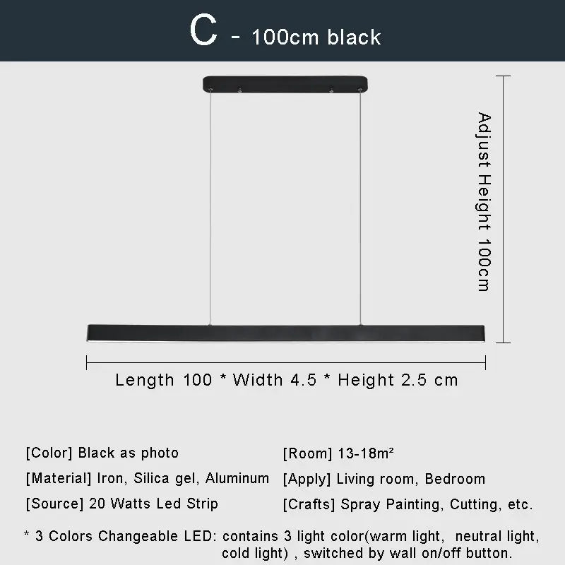 Modern Led Pendant Lights Fixtures Dining Room Hanging Lamps Ceiling Suspension Nordic Living Room Kitchen Decor Home Lustre