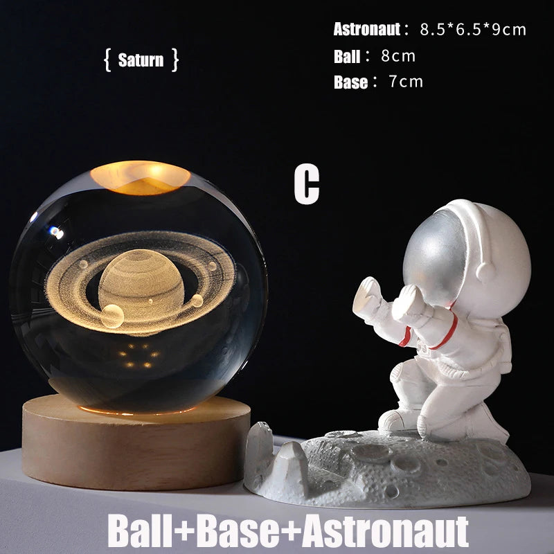 LumiOrb™ 3D Kristallen Nachtlamp