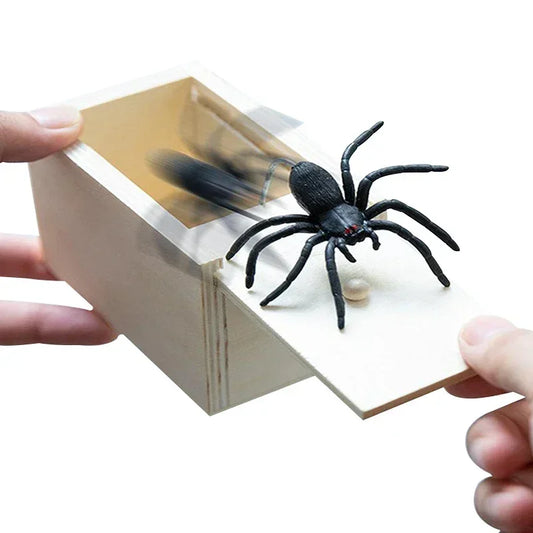 Boîte de peur amusante en bois, boîte cachée, farce de qualité, boîte de peur en bois, jeu amusant, jouets de bureau pour ami