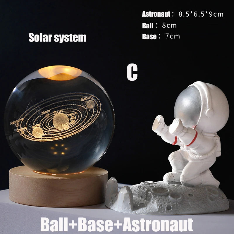 LumiOrb™ 3D Kristallen Nachtlamp