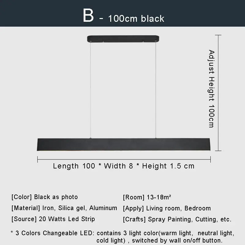 Modern Led Pendant Lights Fixtures Dining Room Hanging Lamps Ceiling Suspension Nordic Living Room Kitchen Decor Home Lustre