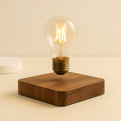 Magnetische levitatielamp Creativiteit Drijvende glazen LED-lamp Thuiskantoor Bureau Decoratie Verjaardagscadeau Tafel Nieuwigheid Nachtlampje