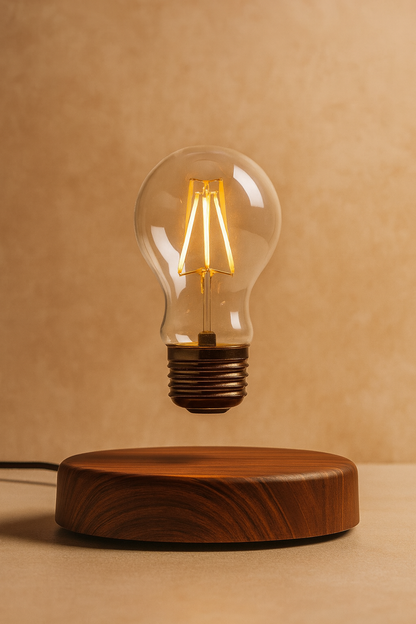 Magnetische levitatielamp Creativiteit Drijvende glazen LED-lamp Thuiskantoor Bureau Decoratie Verjaardagscadeau Tafel Nieuwigheid Nachtlampje