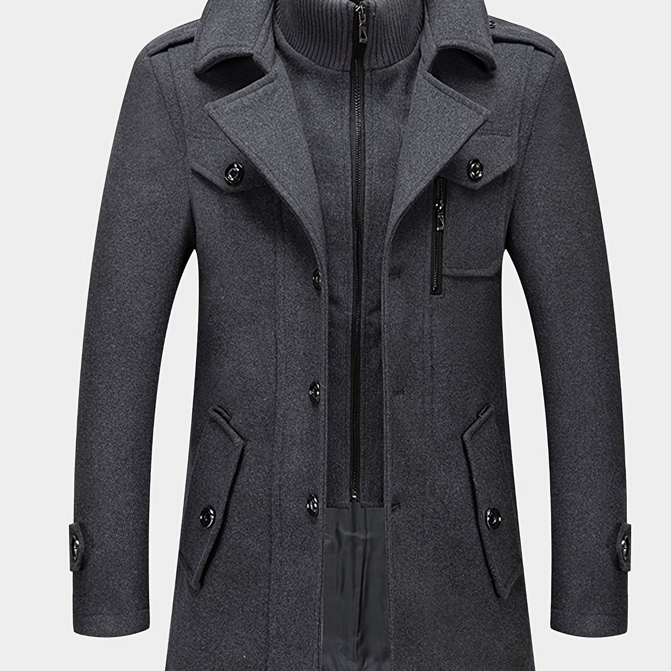 Heren Winterjas met Warme Fleece – Luxe, Comfortabel & Stijlvol