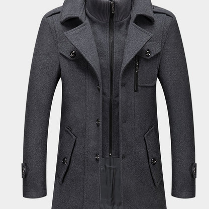 Heren Winterjas met Warme Fleece – Luxe, Comfortabel & Stijlvol