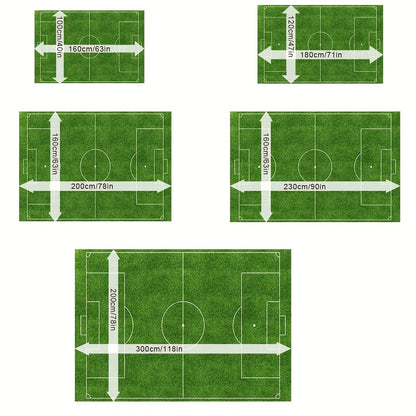 Seven Deer Luxurious Velvet Area Mat - 850gsm Soft, Machine Washable, Non-Slip, Geometric Design for Living Room, Bedroom, Office - Durable & Lightweight Home Decor Mat, Rugs for Living Room, Rug, Durable Polyester, Contemplating Personal Style and Interi