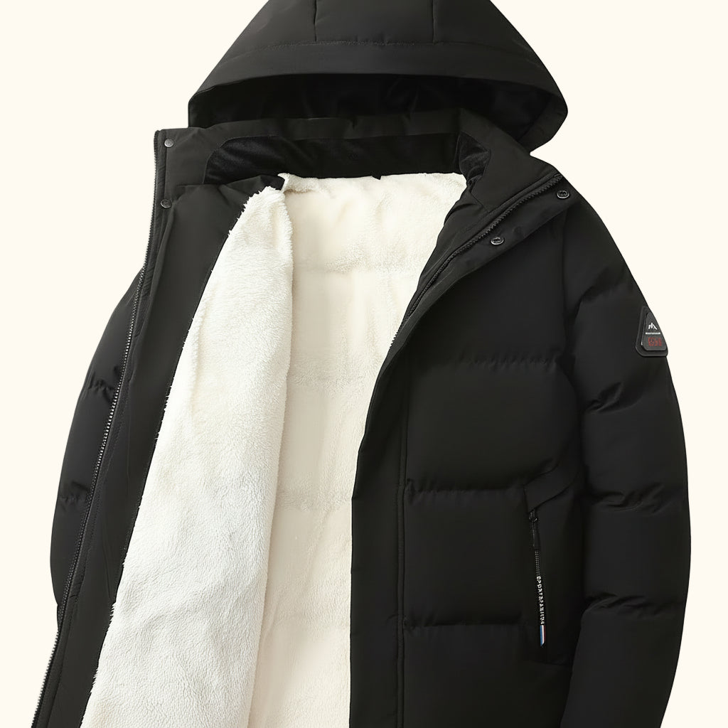 Heren Winterjas met Warme Fleece