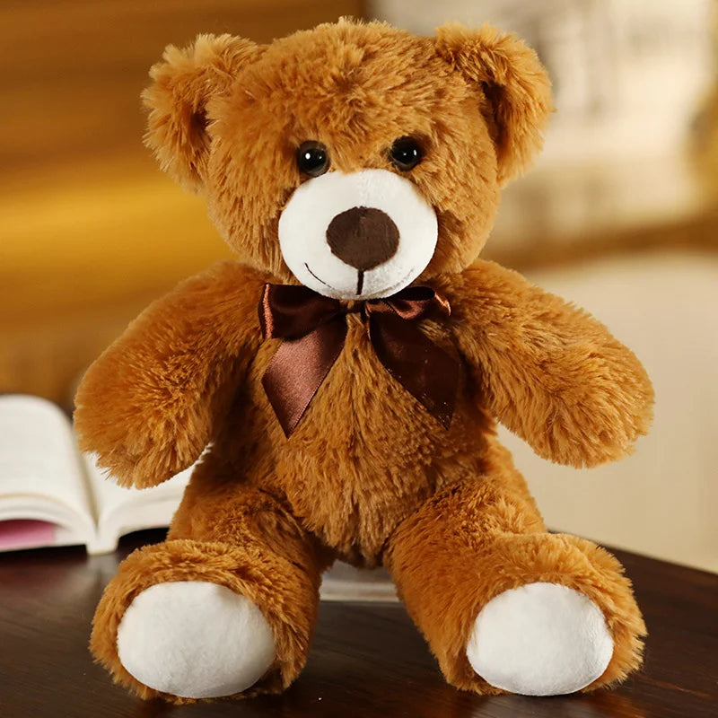 Leuke kleurrijke vlinderdas beer pop knuffel knuffel beer pop kinderen verjaardagscadeau kussen teddybeer thuis woonkamer slaapkamer