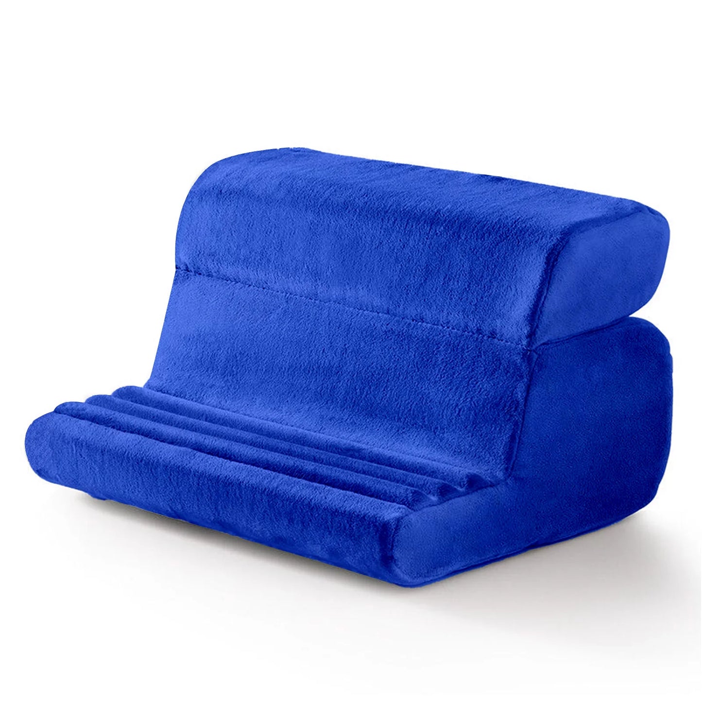 Xnyocn Tablet Pillow Holder Foldable IPad Stand for Lap Bed and Desk Tablet Soft Pad Dock with Pocket Stylus Mount for IPad Pro