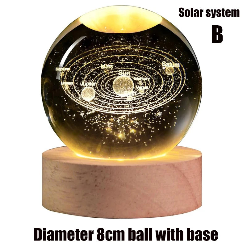 LumiOrb™ 3D Kristallen Nachtlamp