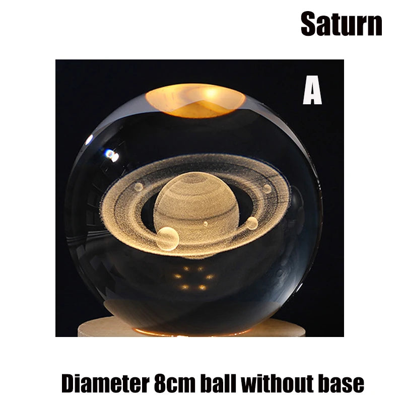 LumiOrb™ 3D Kristallen Nachtlamp