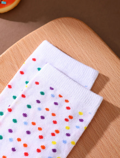 1 paar middellange unisex sokken, nieuwe en interessante groene ijs geschenkdoossokken, geschikt voor kerstcadeaus