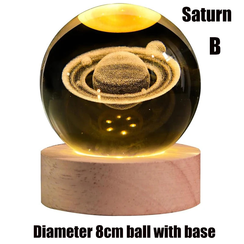 LumiOrb™ 3D Kristallen Nachtlamp