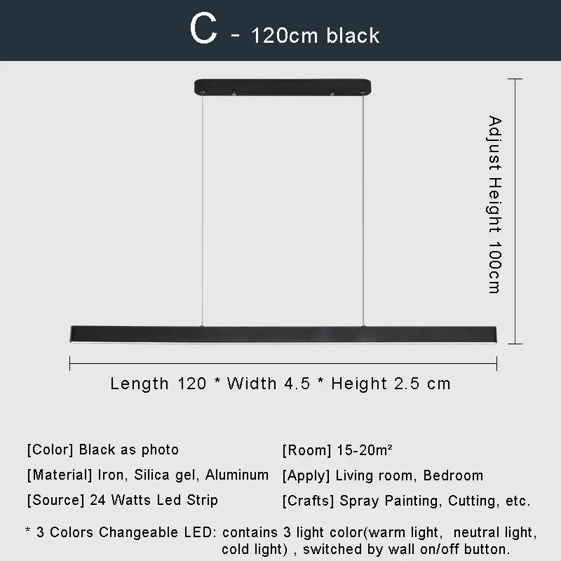 Modern Led Pendant Lights Fixtures Dining Room Hanging Lamps Ceiling Suspension Nordic Living Room Kitchen Decor Home Lustre