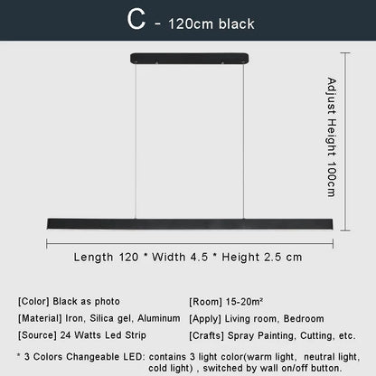 Modern Led Pendant Lights Fixtures Dining Room Hanging Lamps Ceiling Suspension Nordic Living Room Kitchen Decor Home Lustre