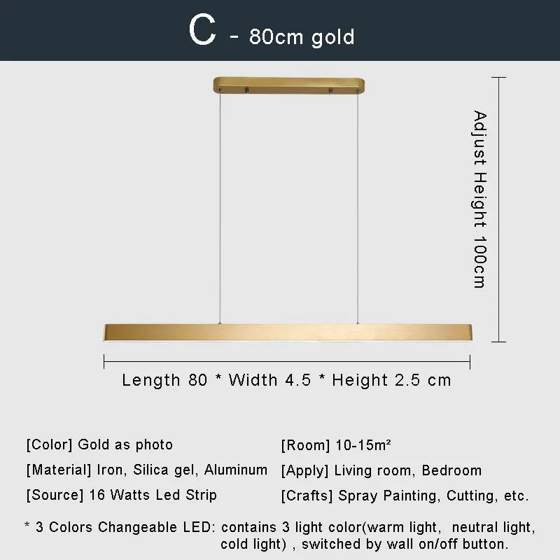 Modern Led Pendant Lights Fixtures Dining Room Hanging Lamps Ceiling Suspension Nordic Living Room Kitchen Decor Home Lustre