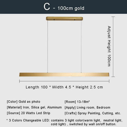 Modern Led Pendant Lights Fixtures Dining Room Hanging Lamps Ceiling Suspension Nordic Living Room Kitchen Decor Home Lustre