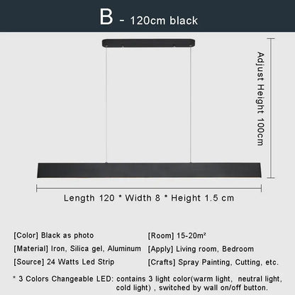 Modern Led Pendant Lights Fixtures Dining Room Hanging Lamps Ceiling Suspension Nordic Living Room Kitchen Decor Home Lustre