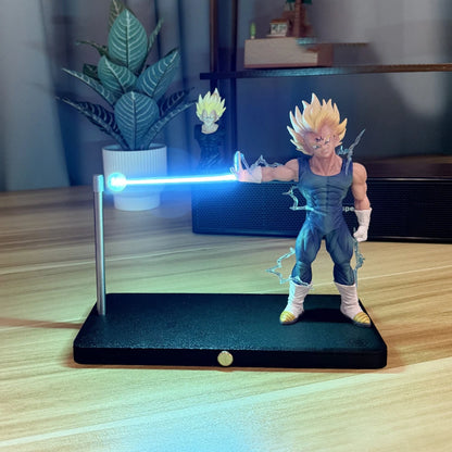 Dragon Ball Son Goku Night Light Anime Touch Kamehameha Magnetic Night Light Creative Desk Decoration Cool Model Doll Boys Gifts
