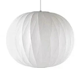 Modern Pure White Silk Pendant Lamp Home Decor Chandeliers for Living Room Bedroom Nordic Drop Light Indoor Lighting Fixtures