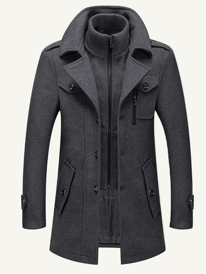 Heren Winterjas met Warme Fleece – Luxe, Comfortabel & Stijlvol