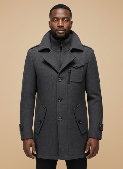 Heren Winterjas met Warme Fleece – Luxe, Comfortabel & Stijlvol