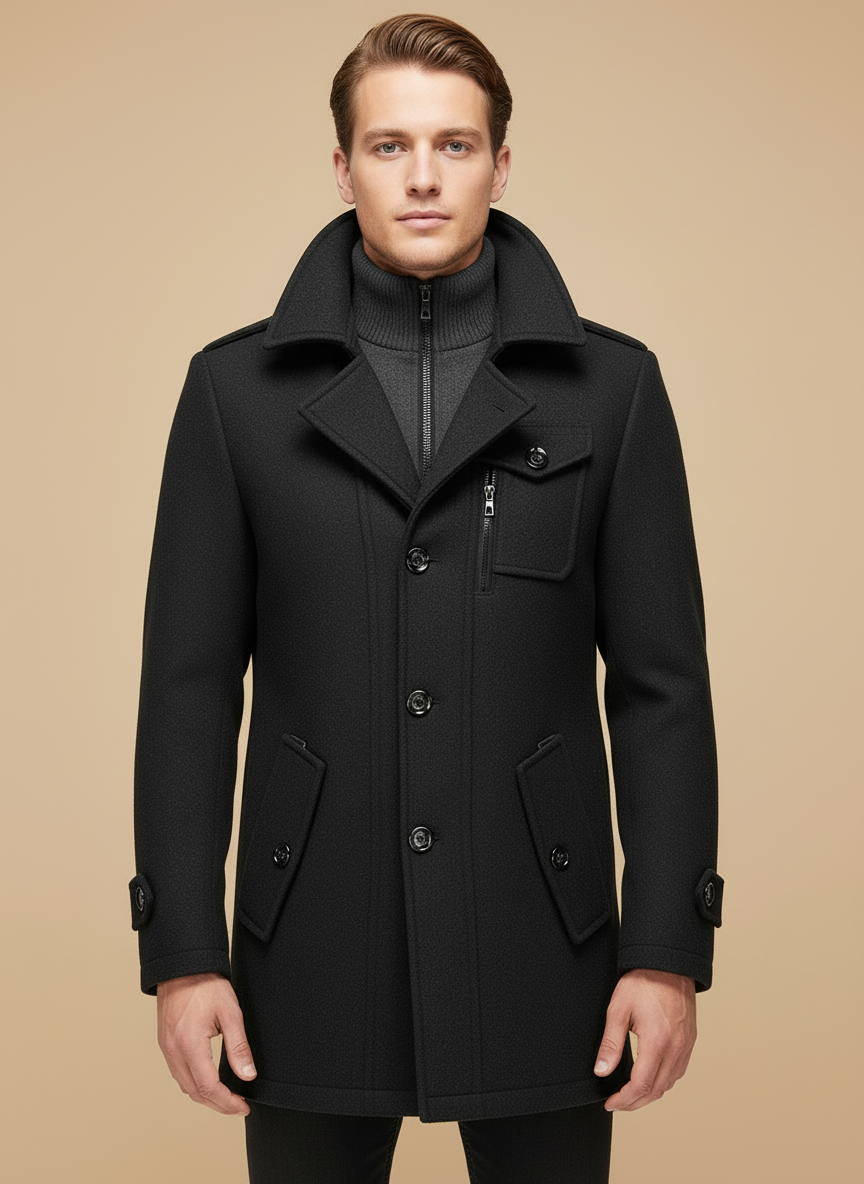 Heren Winterjas met Warme Fleece – Luxe, Comfortabel & Stijlvol