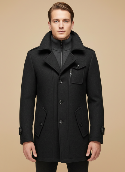 Heren Winterjas met Warme Fleece – Luxe, Comfortabel & Stijlvol