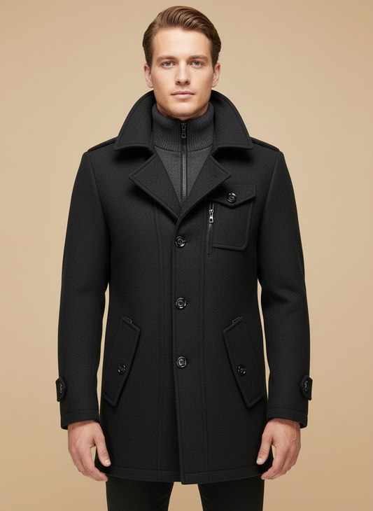 Heren Winterjas met Warme Fleece – Luxe, Comfortabel & Stijlvol