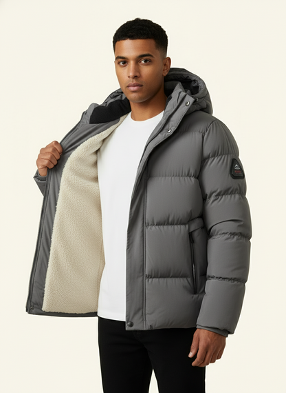 Heren Winterjas met Warme Fleece