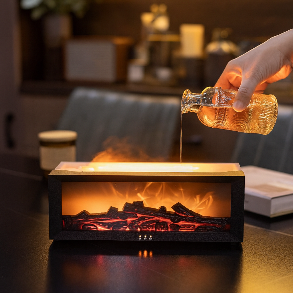 ZenVlam Luchtbevochtiger & Geurverspreider